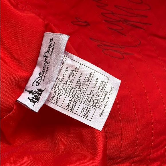 Disney Parks Hat Minnie Mouse sun hat floppy polka dot Signed - Picture 9 of 10